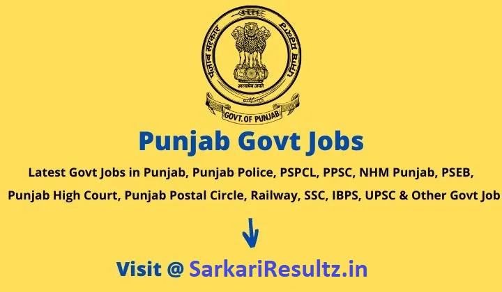 punjab govt jobs free job alert