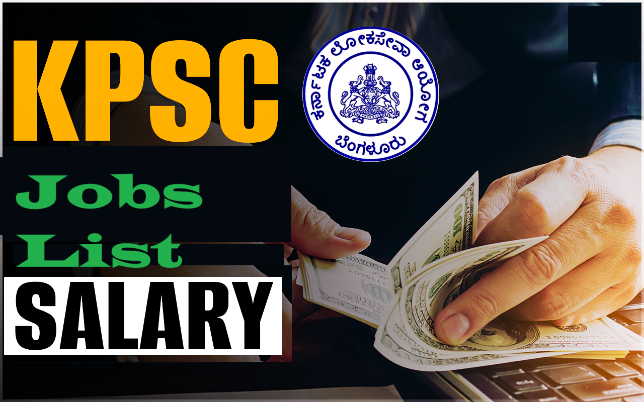 KPSC jobs list with Salary