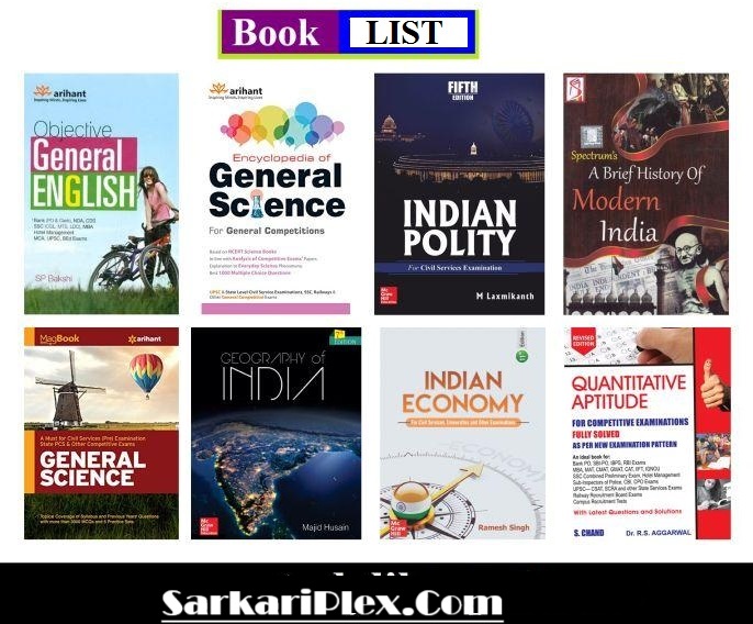 Recommended Book List For Competitive Exam